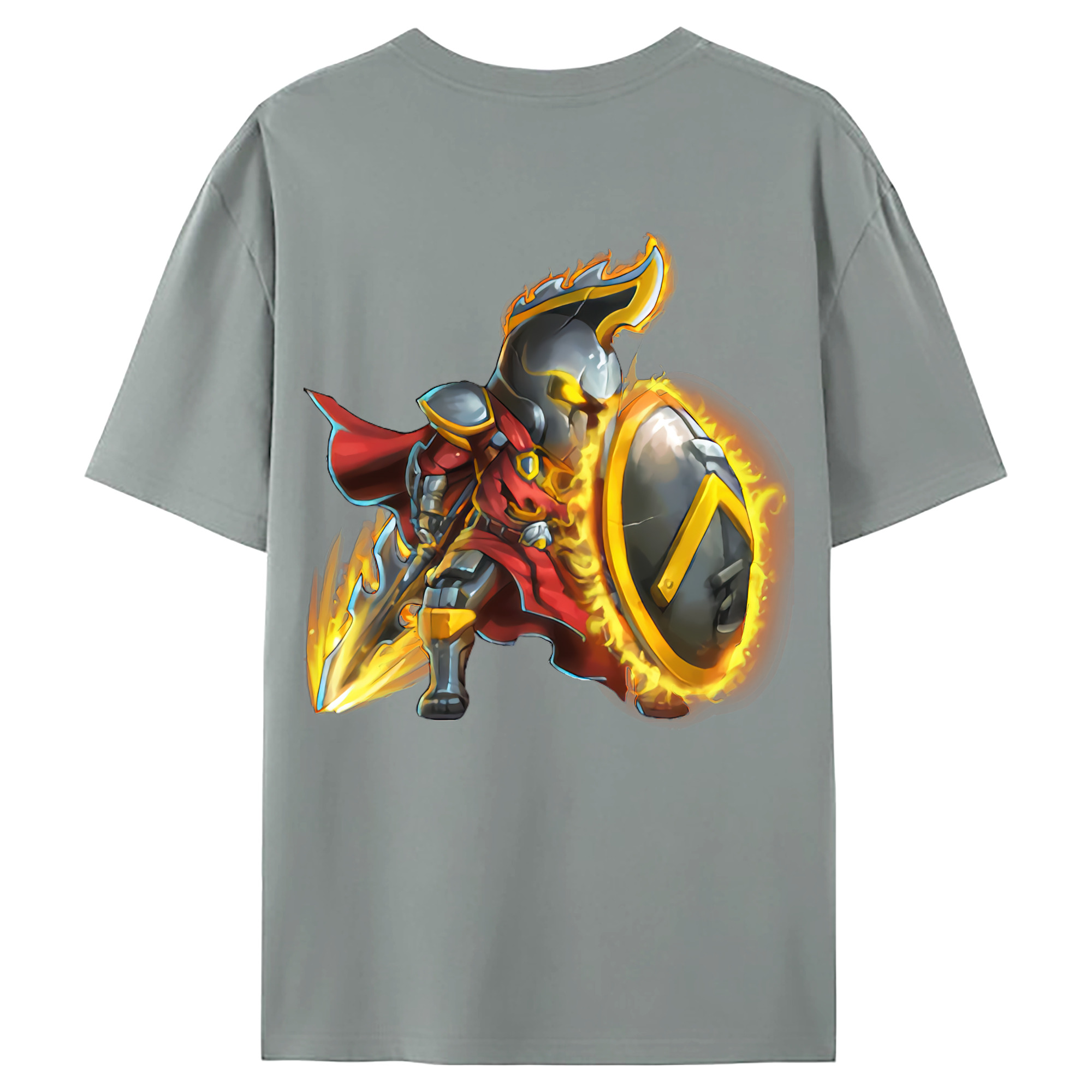 （画像用） リーグ・オブ・レジェンド League of Legends LOL 綿100％ メンズ半袖Tシャツ（バックプリント） 通気性
